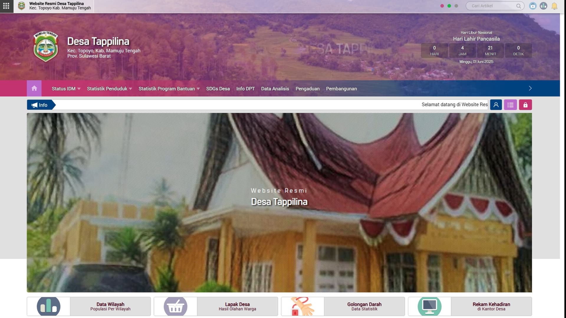 Website Desa Tappilina